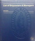 List of Shipowners & Managers - Book