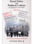 Penal Policy and Political Culture in England and Wales - eBook