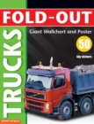 Fold-Out Poster Sticker Book: Trucks - Book