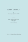 Bach's Chorals. Part 3 - The Hymns and Hymn Melodies of the Organ Works. [Facsimile of 1921 Edition, Part III]. - Book