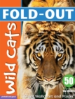 Fold-Out Poster Sticker Book: Wild Cats - Book