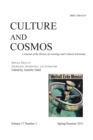 Culture and Cosmos Vol 17 Number 1 - Book