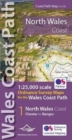 North Wales Coast Path Map : 1:25,000 scale Ordnance Survey mapping for the Wales Coast Path - Book