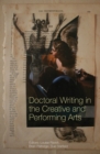 Doctoral Writing in the Creative and Performing Arts - Book