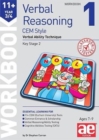 11+ Verbal Reasoning Year 3/4 CEM Style Workbook 1 : Verbal Ability Technique - Book