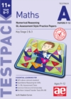 11+ Maths Year 5-7 Testpack A Papers 9-12 : Numerical Reasoning GL Assessment Style Practice Papers - Book