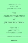 The Correspondence of Jeremy Bentham, Volume 3 : January 1781 to October 1788 - Book