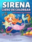 Sirena Libro de Colorear para Ninos de 4 a 8 Anos : 50 imagenes con escenarios marinos que entretendran a los ninos y los involucraran en actividades creativas y relajantes - Book
