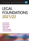 Legal Foundations 2021/2022 : Legal Practice Course Guides (LPC) - Book