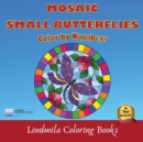 Mosaic Small Butterflies Color by Numbers : Coloring with numeric worksheets, Color by number for Adults and ... colored pencils.Advanced color By Number. - Book