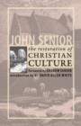 Restoration of Christian Culture - Book