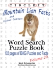 Circle It, Mountain Lion and Vicious Critters Facts, Word Search, Puzzle Book - Book