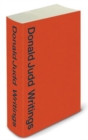 Donald Judd Writings - Book