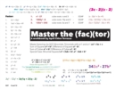 Master the Factor - Book