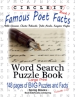 Circle It, Famous Poet Facts, Book 2, Word Search, Puzzle Book - Book