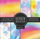 Rainbow Watercolor Scrapbook Paper Pad Vol.1 Decorative Crafts Scrapbooking Kit Collection for Card Making, Origami, Stationary, Decoupage, DIY Handmade Art Projects - Book