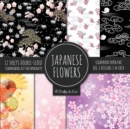 Japanese Flowers Scrapbook Paper Pad 8x8 Scrapbooking Kit for Papercrafts, Cardmaking, Printmaking, DIY Crafts, Floral Themed, Designs, Borders, Backgrounds, Patterns - Book