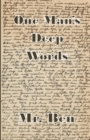 One Man's Deep Words - Book