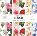 Fetching Floral Scrapbook Paper : 8x8 Designer Flower Patterns for Decorative Art, DIY Projects, Homemade Crafts, Cool Art Ideas - Book
