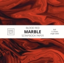 Blood Red Marble Scrapbook Paper : 8x8 Red Color Marble Stone Texture Designer Paper for Decorative Art, DIY Projects, Homemade Crafts, Cool Art Ideas For Any Crafting Project - Book