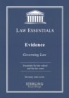 Evidence, Law Essentials : Governing Law for Law School and Bar Exam Prep - Book