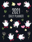 Penguin Daily Planner 2021 : Keep Track of All Your Weekly Appointments! Cute Large Black Year Agenda Calendar with Monthly Spread Views Funny Animal Planner & Monthly Scheduler Arctic Bird South Pole - Book