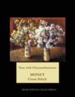 Vase with Chrysanthemums : Monet cross stitch pattern - Book