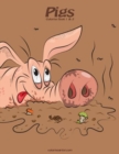 Pigs Coloring Book 1 & 2 - Book