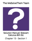 Solution Manual : Stewart Calculus 8th Ed.: Chapter 13 - Section 1 - Book
