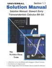 Solution Manual : Stewart Early Transcendentals Calculus 8th Ed.: Chapter 1 - Section 1 - Book