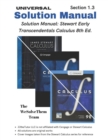 Solution Manual : Stewart Early Transcendentals Calculus 8th Ed.: Chapter 1 - Section 3 - Book