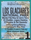 Los Glaciares National Park Map 1 Monte Fitz Roy & Cerro Torre, El Chalten, Lagos Viedma, O'Higgins & Del Desierto Trekking/Hiking/Walking Topographic Map Atlas 1 : 75000: All the Necessary Informatio - Book
