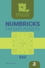 Creator of puzzles - Numbricks 240 Easy (Volume 3) - Book