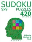 Sudoku Puzzles : 420 Sudoku Puzzles 9x9 (Medium & Hard), Volume 3 - Book