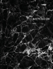 Notebook : Blank Unlined Notebook, Black Marble Cover, Large Sketch Book 8.5 x 11 - Book