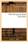 Plus Fort Que La Haine - Book