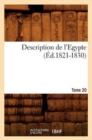 Description de l'Egypte Tome 20 (Ed.1821-1830) - Book