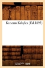 Kanoun Kabyles (Ed.1895) - Book