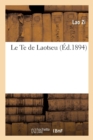 Le Te de Laotseu - Book