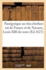 Panegyrique Au Tres-Chretien Roi de France, de Navarre, Louis XIII Du Nom - Book