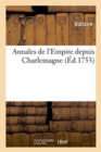 Annales de l'Empire Depuis Charlemagne - Book
