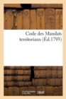 Code Des Mandats Territoriaux - Book