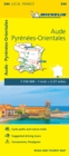 Aude, Pyrenees-Orientales - Michelin Local Map 344 : Map - Book