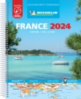 France 2024 - Tourist & Motoring Atlas A4 Laminated Spiral - Book