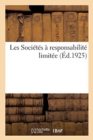Les Societes A Responsabilite Limitee - Book