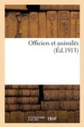 Officiers Et Assimiles - Book
