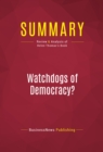 Summary: Watchdogs of Democracy? - eBook