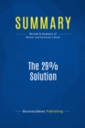 Summary: The 29% Solution - eBook
