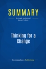 Summary: Thinking for a Change - eBook