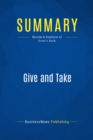 Summary: Give and Take - eBook